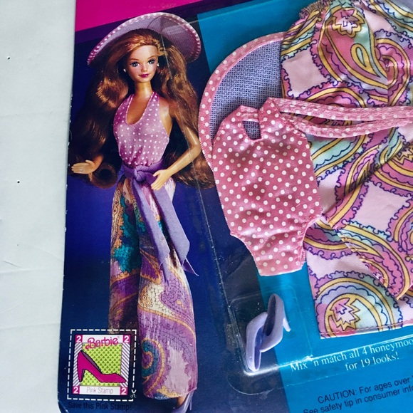 BARBIE: Midge Wedding Day Fashions #9635 Parisian Honeymoon Mattel 1990 - Picture 2 of 6